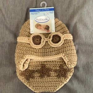 ❗️SALE❗️Baby’s Hand Crocheted Hat & Diaper Cover